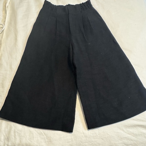 Apiece Apart Women's Bari Crop Trouser Pants 4020BDT Black Size 2 - Picture 2 of 14